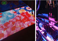 Modieus Binnendance floor met 6.25mm Pixelhoogte, 250mm*250mm het interactieve geleide scherm van de dansvloer