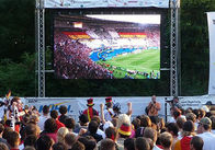 vooronderhoud buiten grote het bekijken hoekp10 LEIDENE videomuur voor de gebeurtenis van stadionsporten