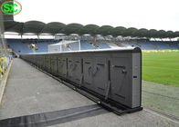 Het scrollen van de LEIDENE van de het Stadionperimeter van de Voetbalvoetbal Grote waterdicht Vertoningsraad