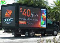 LEIDENE van de Smd Mobiele Vrachtwagen Vertoning die Volledige Kleuren Rgb P6 27777 Punten/Sqm-Pixel adverteert