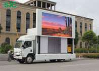 De waterdichte Mobiele Geleide Vrachtwagen die van Hd Volledige Kleuren500cd/m2 Helderheid adverteren