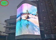 Hoge Resolutie 6mm Pixel de Openlucht Multimedia Volledige waterdichte Kromme die van de Kleuren Hoge helderheid het LEIDENE Scherm P6 adverteren