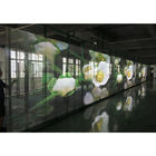 Winkelcomplex die P3.91 -7,82 adverteren Transparante LEIDENE Vertoning voor Gebruik van de het Scherm het Digitale Geleide Vertoning van de Glasmuur op Wndow