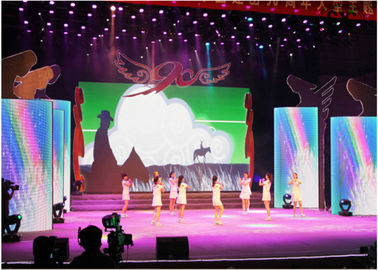 HD Full Color P4 Curved Large Led Video Wall Indoor Led Display Verhuur van schermen