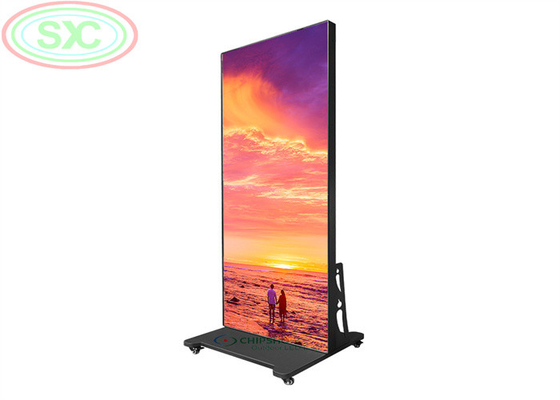 Floor Standing LED Retail Poster Display Panel Full Color P3 Epistar Chip