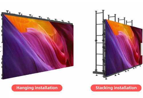 P4.81 Outdoor Lease LED Screen Die Casting Aluminium Cabinet Waterdicht lease led display screen