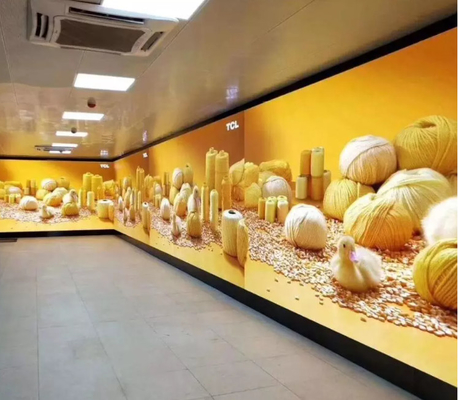 1R1G1B Huur Indoor Advertising LED Display 256*128mm Module 6500cd/sqm Helderheid