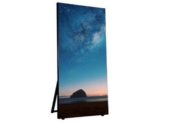 Floor Standing LED Retail Poster Display Panel Full Color P3 Epistar Chip
