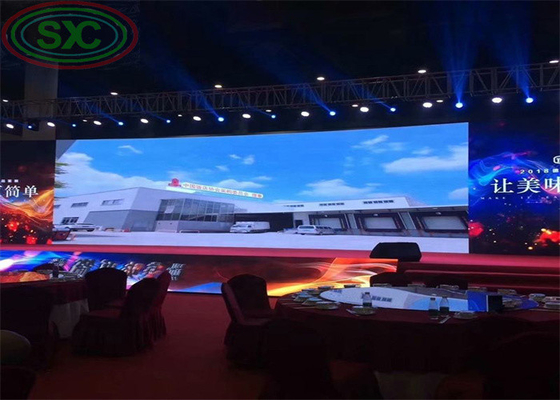 Immense LED-scherm met gietgiet aluminium 500*1000 cm indoor LED display LED billboard