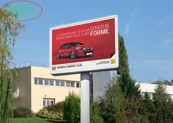 Hoge helderheid 6000 nits buiten digitale LED billboard LED display onder direct zonlicht