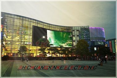 Buiten P10 Led groot scherm SMD Full Color IP65 1920Hz resolutie binnenshuis full color led display