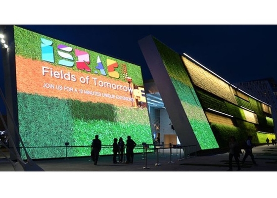 Buiten Full Color Fixed Installation P10 LED-paneel met een hoge verversingssnelheid 1920H