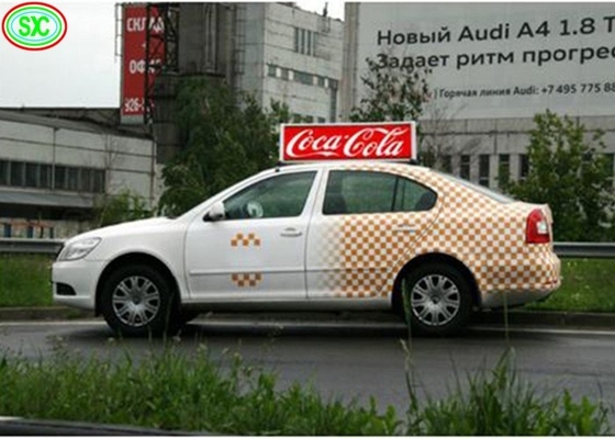 buiten full color p5 auto led sign display led video display met aluminium kast