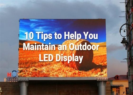 Full Color P10 Outdoor LED Panel 5000cd/M2 Helderheid 10mm Pixel Pitch