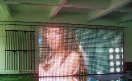 Goede prijs IP65 P20 Curtain LED Display Max Power 240W/sqm, Pixel Resolution 2500 dots pctv kaart online
