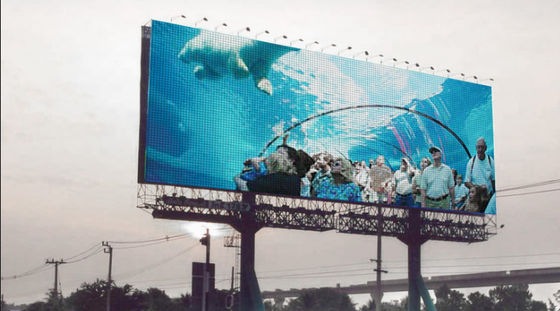 Goede prijs RGB full-color P16 LED billboards waterdicht, 14 bit DIP LED-schermen huren led elektronische billboard online