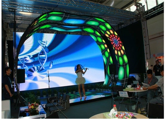 Full Color RGBLED Die-Casting Aluminium Screen High Refresh Rate 500*1000MM