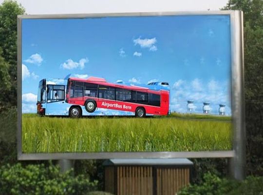 Goede prijs Stadion Highway Advertising Hoog helderheid Outdoor Full Color P10 LED Video Wandpaneel Met Kolom online