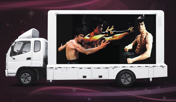Verhuur van mobiele vrachtwagen LED-display P6 Full Color High Resolution SMD CE-goedkeuringsvrachtwagen led-display