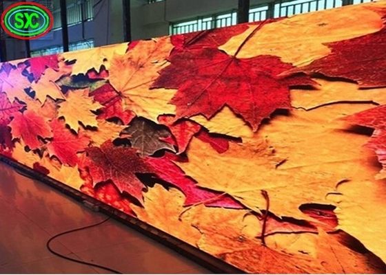 Hoge helderheid Indoor P4 LED Die-Cast Aluminium Video Wall Slim Type IJzeren Staalkast