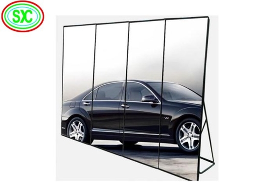 P2.5 Volkleurig videodisplay Indoor Stand Poster LED-scherm Spiegel Draagbaar scherm