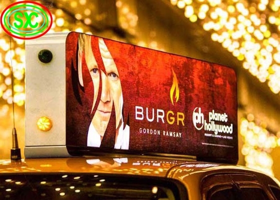 Doppelzijdig P5 Advertentie LED-display Auto dakbord Taxi top LED-display