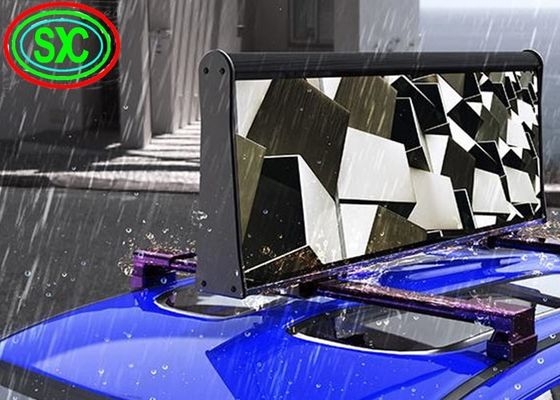 Outdoor Full Color Double Side Taxi P5 Advertentie LED Display Auto Dakbord Waterdicht