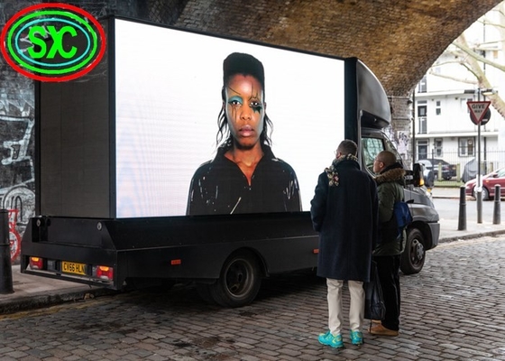 Van de de Reclame Mobiele Vrachtwagen Geleide Vertoning van HD P3 het Openlucht Waterdichte Digitale Aanplakbord