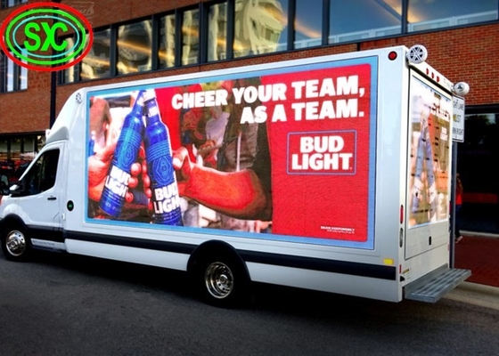 P6 Full Color Outdoor Mobiele Truck Reclame Led Display Led Trailer Video Panel