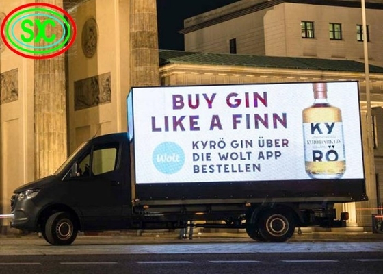 P10 Full Color Mobile LED Screen / Outdoor Led Video Display voor reclame