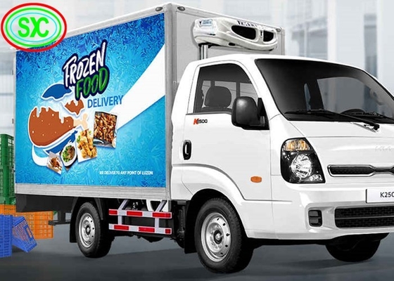 P3 LED-scherm voor mobiele vrachtwagens met tekstscherm en DC5V-werkspanning
