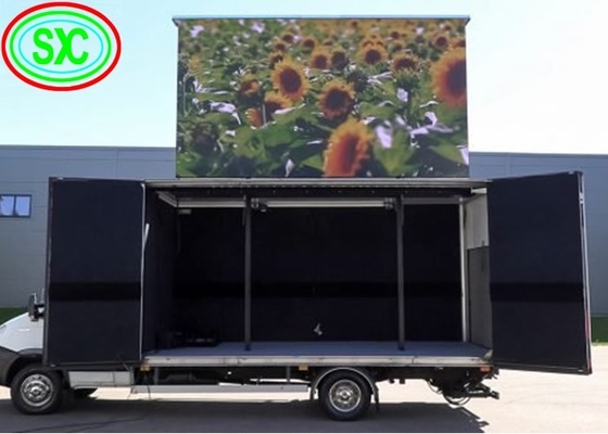 Buiten waterdicht P10 lichtgewicht aanhangwagen mobiele vrachtwagen HD LED-reclame scherm