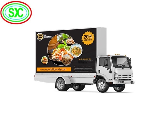 Big Size P6 Truck Led Screen Advertising Voor Auto / Van Buitenwaterdichte Cinema