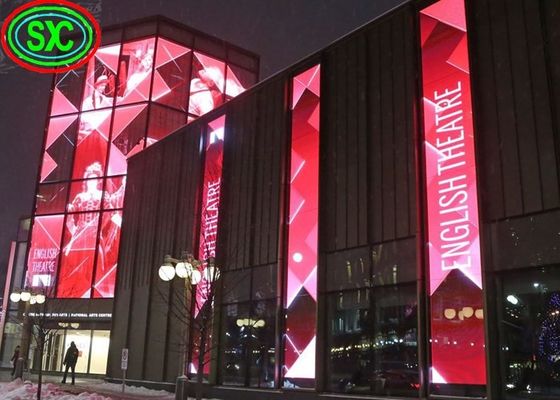 P3.91-P7.82 Doorzichtig LED-scherm 500x1000mm 6000cd/m2