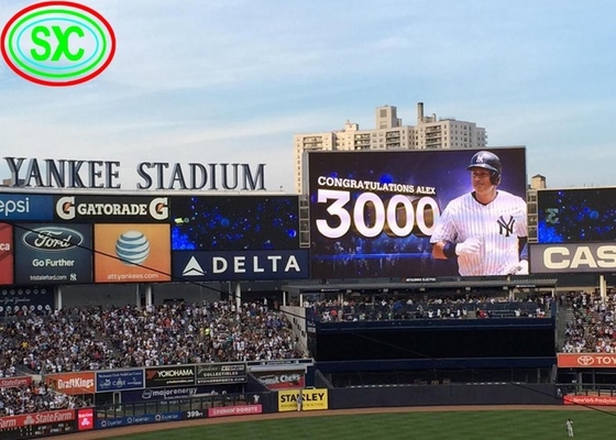 P10 Reclame Flexible Signs Full Color Outdoor Waterdicht Stadion Perimeter Led Scherm