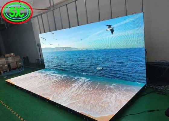 Draagbare video wand dansvloeren panelen voor disco bruiloft led scherm