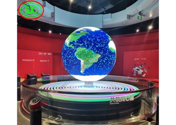 Inrichting 360° Volkleurige kolom Sfeer LED-scherm Bouwbord