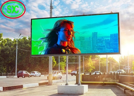 P10 maken de Multischermen van de Kleuren Grote Openlucht Geleide Vertoning IP65-Aanplakbord waterdicht