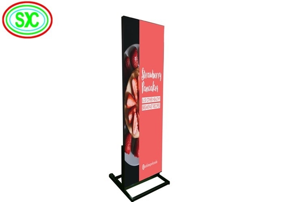 Uiterst dunne Geleide Afficheraad, 3mm Vertoning 4cm van de Hoogte Draagbare Affiche Dikte