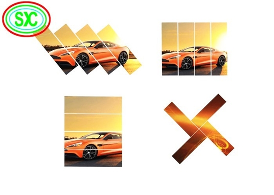 P2.5 Volkleurig videodisplay Indoor Stand Poster LED-scherm Spiegel Draagbaar scherm