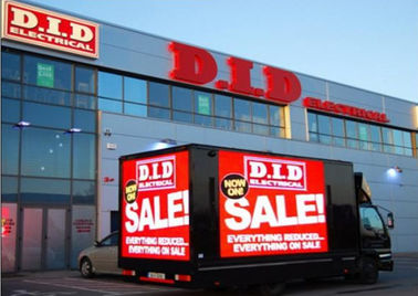 HD-advertentie P8 SMD LED-scherm Buiten 160×160 module 7000cd / m2 p8 buiten led display