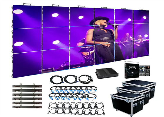 640*640mm p2,5 naadloos splitsen podium scherm paneel verhuur led videomuur voor concerten