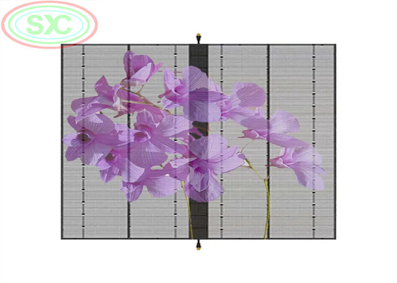 Hangende LED-schermen doorzichtig LED-display 1000*500MM instelbare helderheid