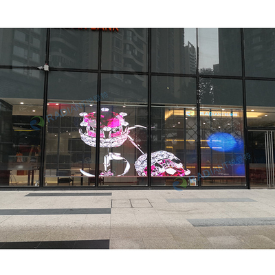 Hangende LED-schermen doorzichtig LED-display 1000*500MM instelbare helderheid