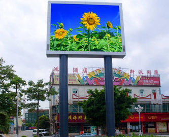 P8 Outdoor Reclame LED-schermen IP65 3G waterdicht Helderheid 7000 reclame led display board