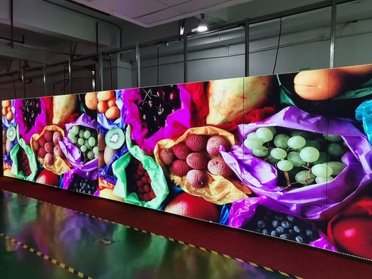 P3.91mm Indoor Full Color Lease LED Display 3000:1 Contrast Video Wall