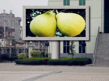 Outdoor Full Color P10 Reclame 6000cd / m2 Helderheid Hoogwaardig LED-bord