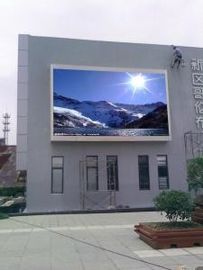 Buiten waterdicht P10 Commerciële reclame LED Billboard 50000cd/m2 Helderheid Schildscherm