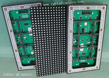 1R1G1B Huur Indoor Advertising LED Display 256*128mm Module 6500cd/sqm Helderheid