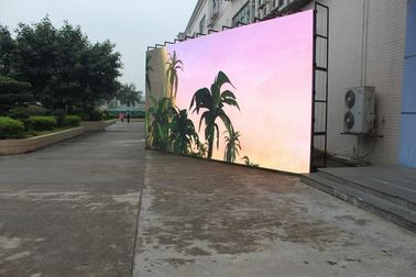 Buiten hoog helder P6 LED-gecast aluminium scherm, commercieel full-color LED-display